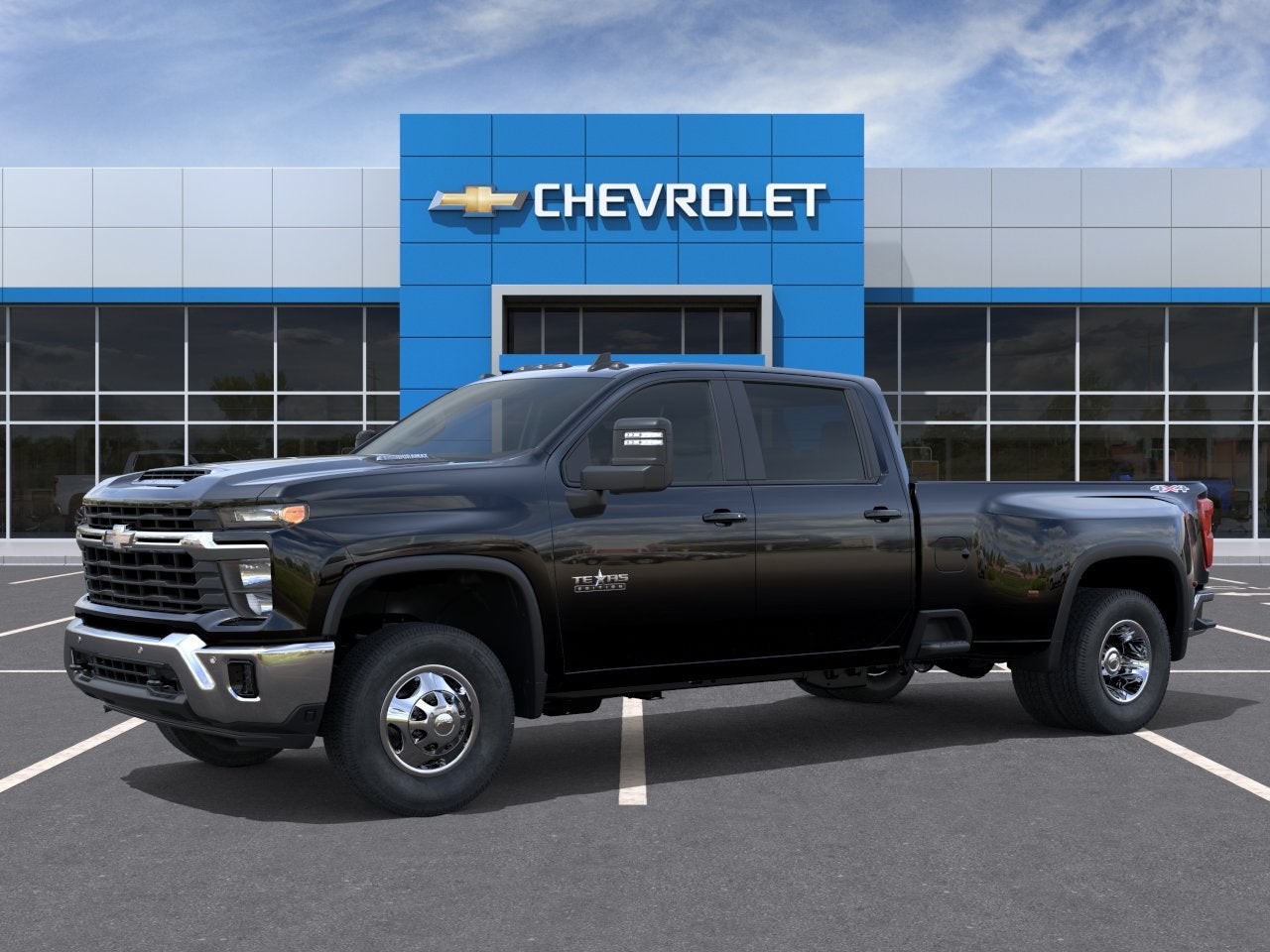 2026 Chevrolet Silverado 3500 HD — rear three-quarter view