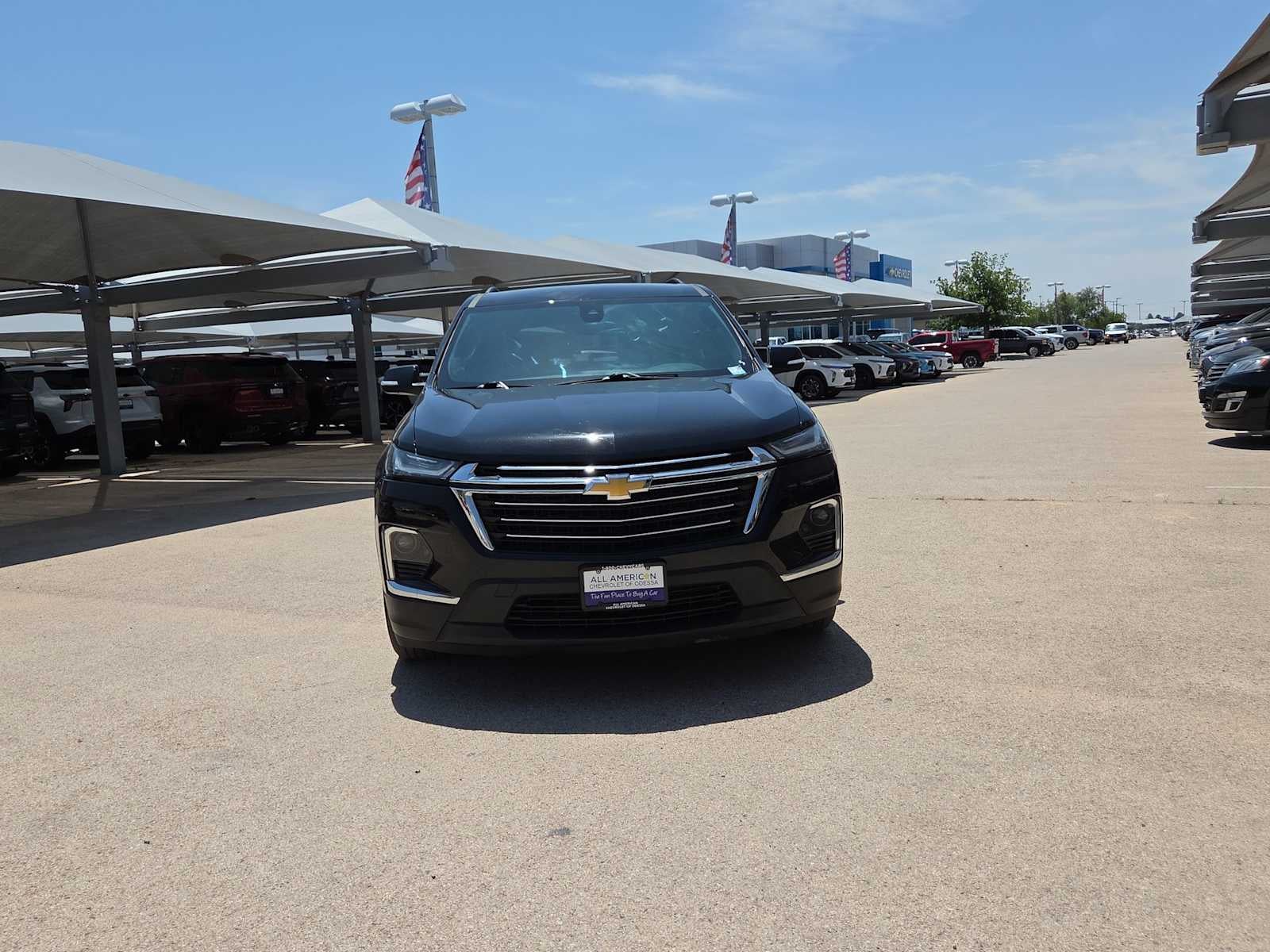 2023 Chevrolet Traverse — rear three-quarter view