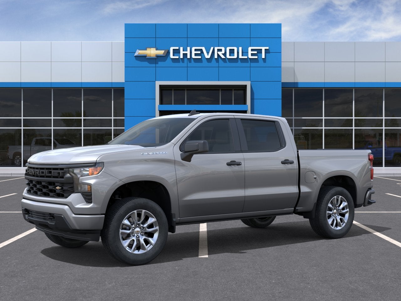 2026 Chevrolet Silverado 1500 — rear three-quarter view
