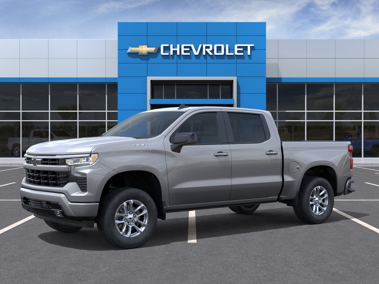 2026 Chevrolet Silverado 1500 — rear three-quarter view