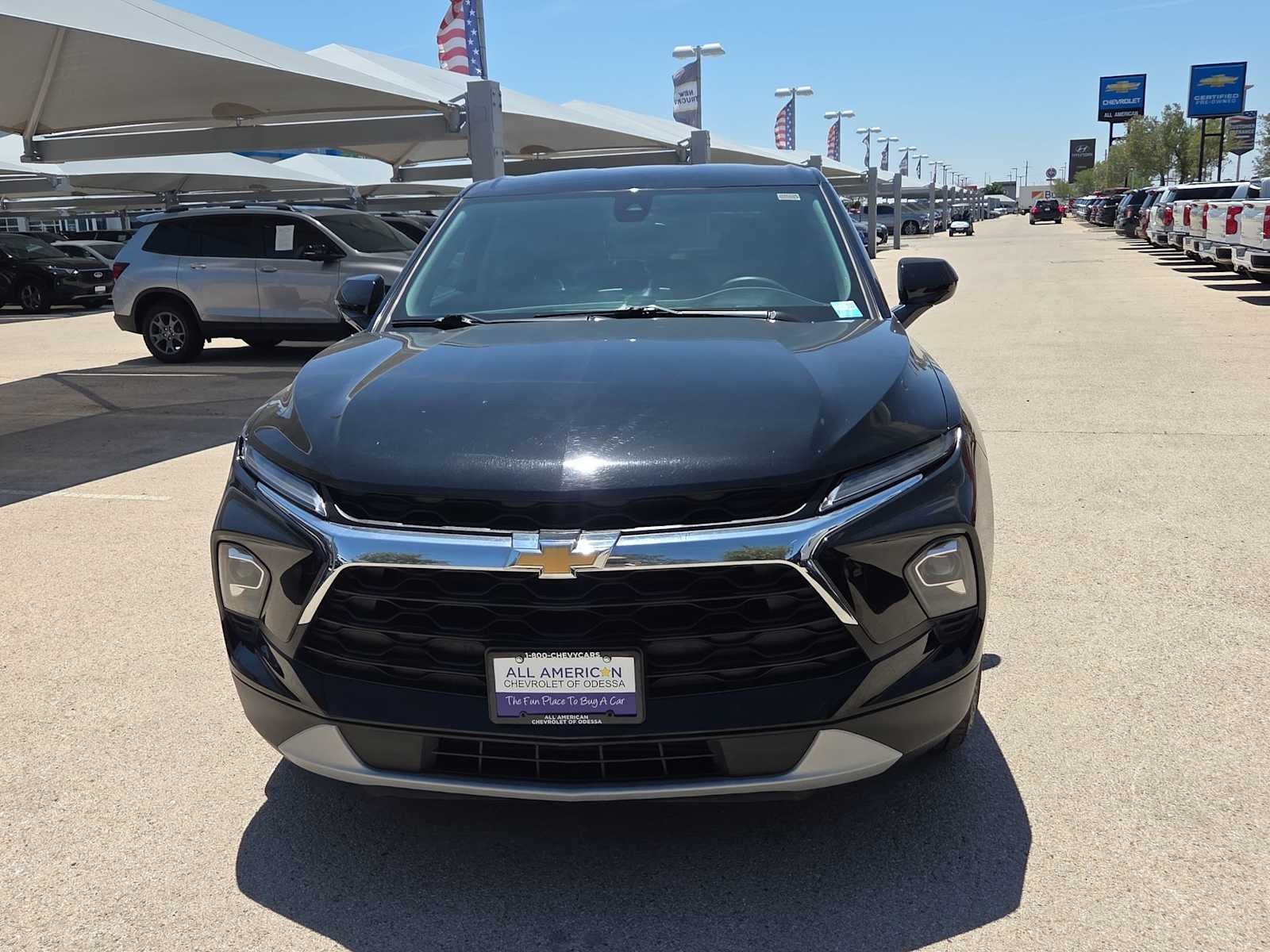 2025 Chevrolet Blazer — rear three-quarter view